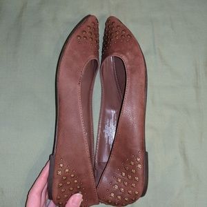 Two pair of mossimo supply Co pointed flats